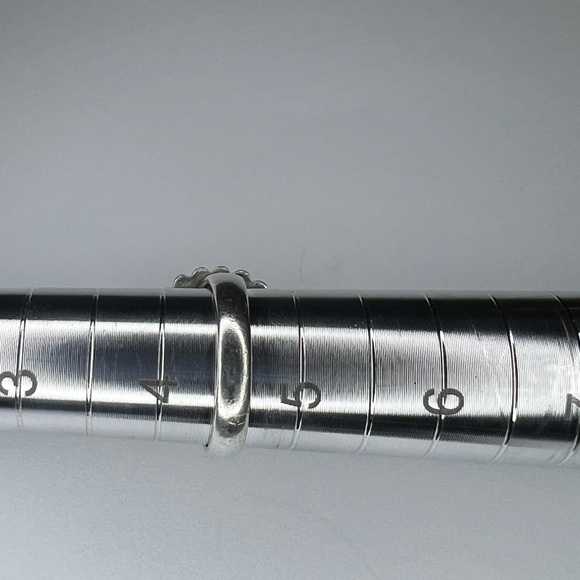 Vintage Sterling Silver Dome Ring, Size 4.5 (US) - Picture 6 of 6